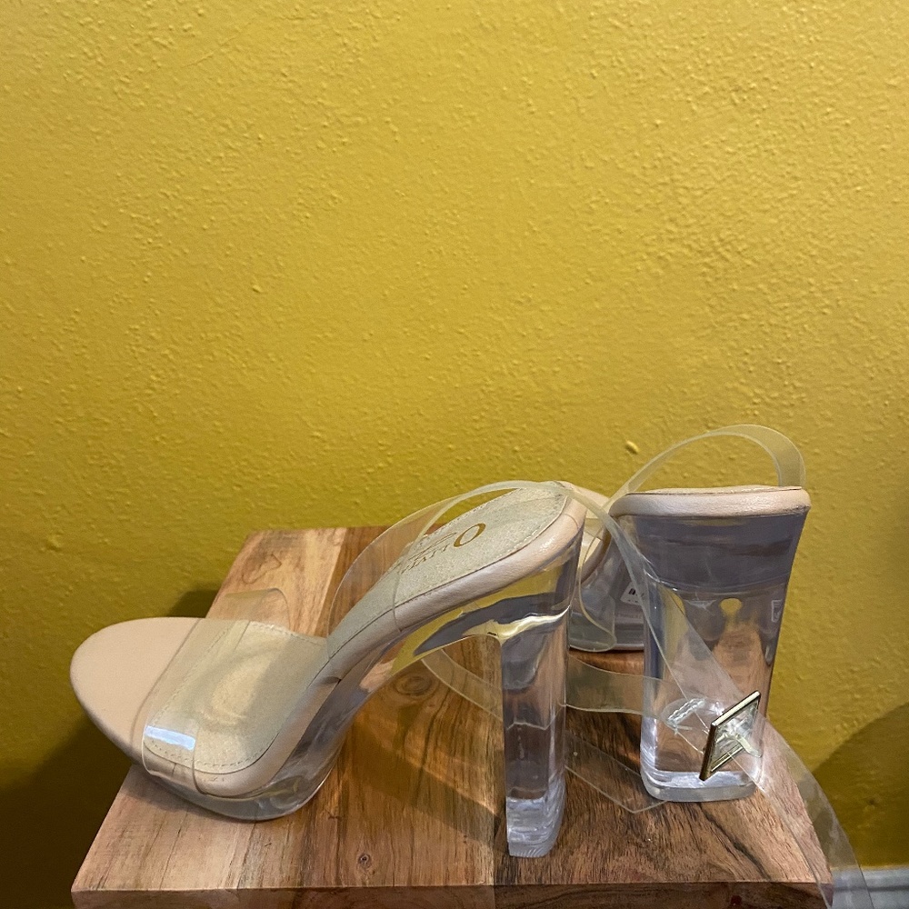 Clear Strappy heels